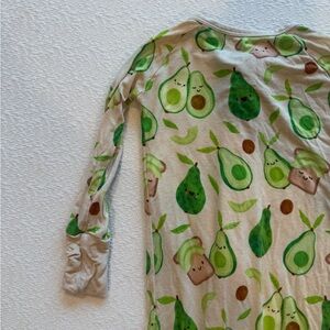 Little Sleepies Avocado Print Long Sleeve Tee